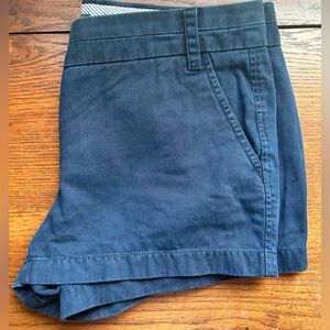 J Crew 2” Chino Shorts - Navy Blue